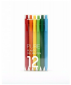 Набор гелевых ручек Xiaomi Kaco Pure Plastic Gel Ink Pen, 12 цветов