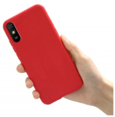 Накладка Silicone Case для Xiaomi Redmi 9A (красный)