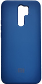 Накладка Silicone Case для Xiaomi Redmi 9 (Темно-синий)