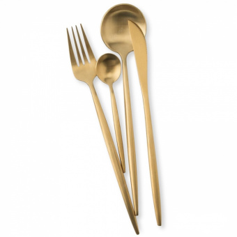 Набор столовых приборов Xiaomi Maison Maxx Stainless Steel Cutlery Set (Золотистый)