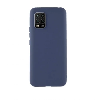 Накладка Silicone Case для Xiaomi Mi 10 Lite (Темно-синий)