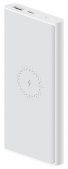 Внешний аккумулятор с поддержкой беспроводной зарядки Xiaomi Mi Power Bank Youth Edition 10000 mAh, White, CN