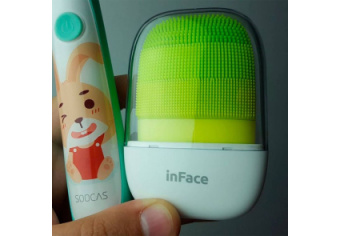 Аппарат для ультразвуковой чистки лица Xiaomi inFace Electronic Sonic Beauty Facial (Зеленый)