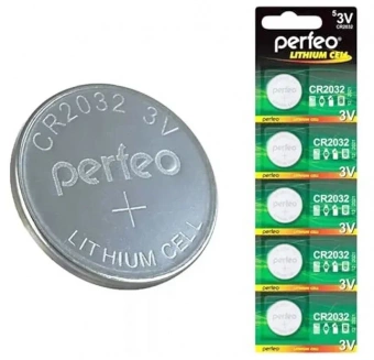 Батарейка литиевая Perfeo CR2032 3V