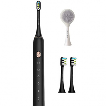 Электрическая зубная щетка Xiaomi Soocas X3U Limited Edition с насадкой для лица (черный)