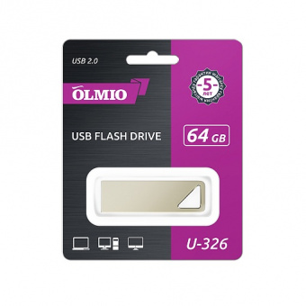 USB-Flash 64GB, U-326, USB2.0, OLMIO