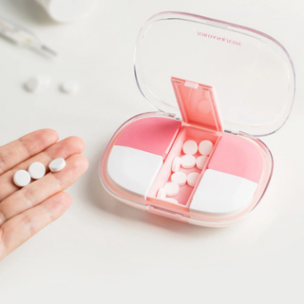 Портативная таблетница Xiaomi Jordan Judy TR004 (Розовая)