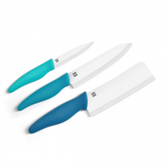 Набор керамических ножей с разделочной доской Xiaomi Huo Hou HU0020