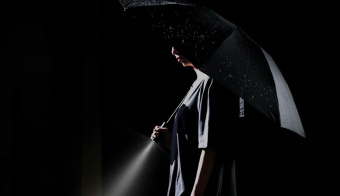 Зонт Xiaomi Zuodu Automatic Umbrella Led черный